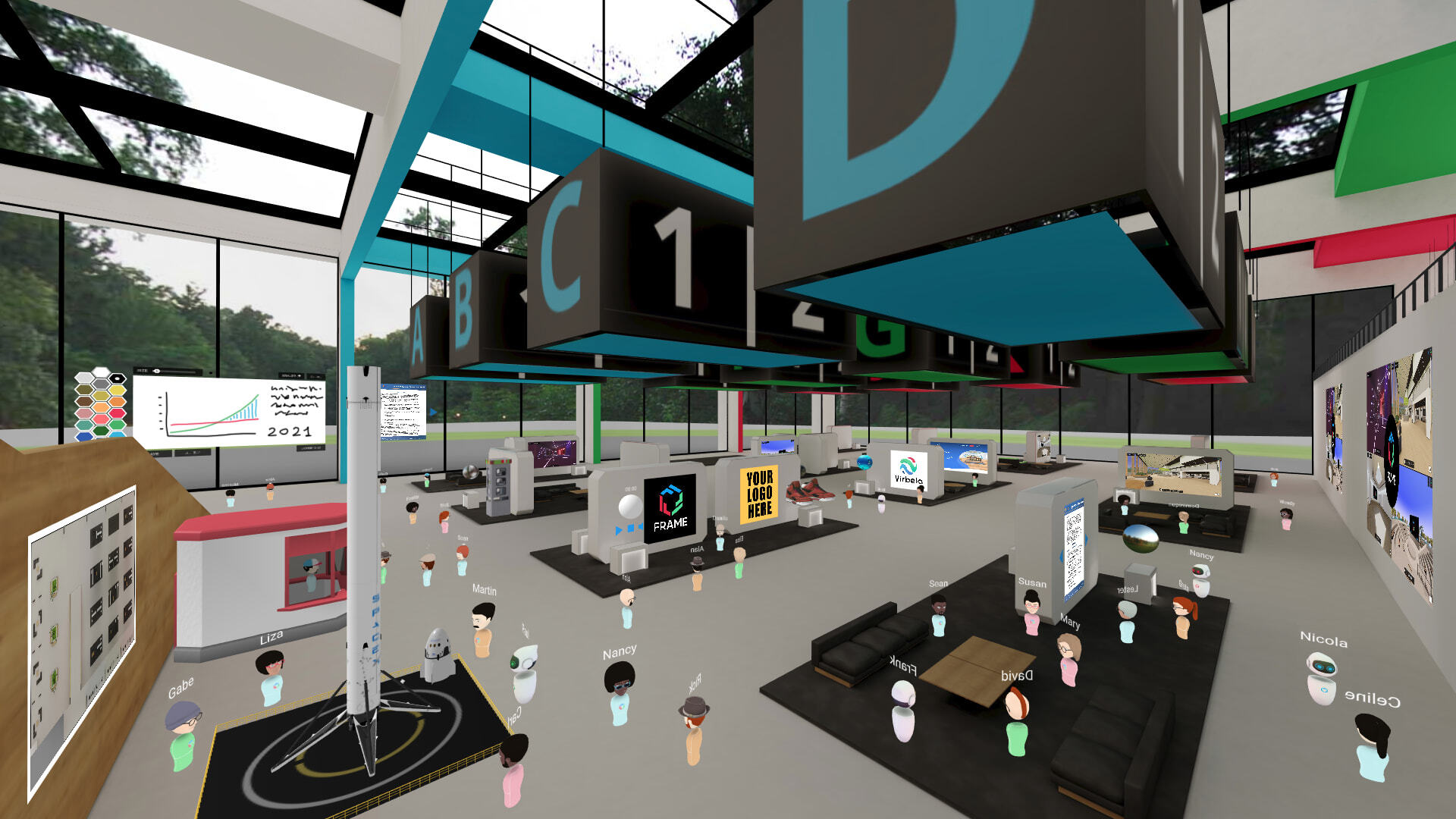 FRAME Virtual Learning in a browser based campus